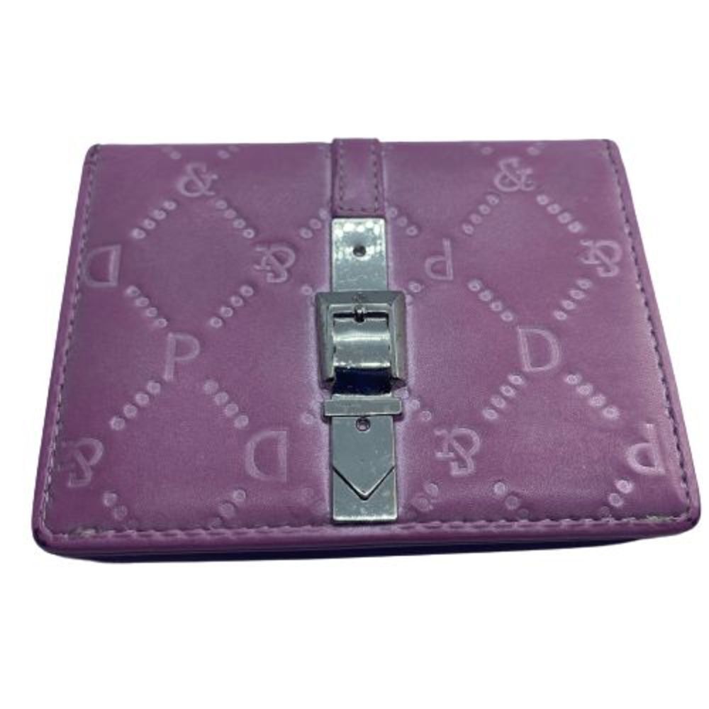 Pinky & Dianne Pink Leather Card / ID Case